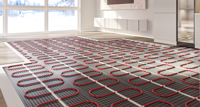 Water underfloor heating systems: Cost, types and how to install