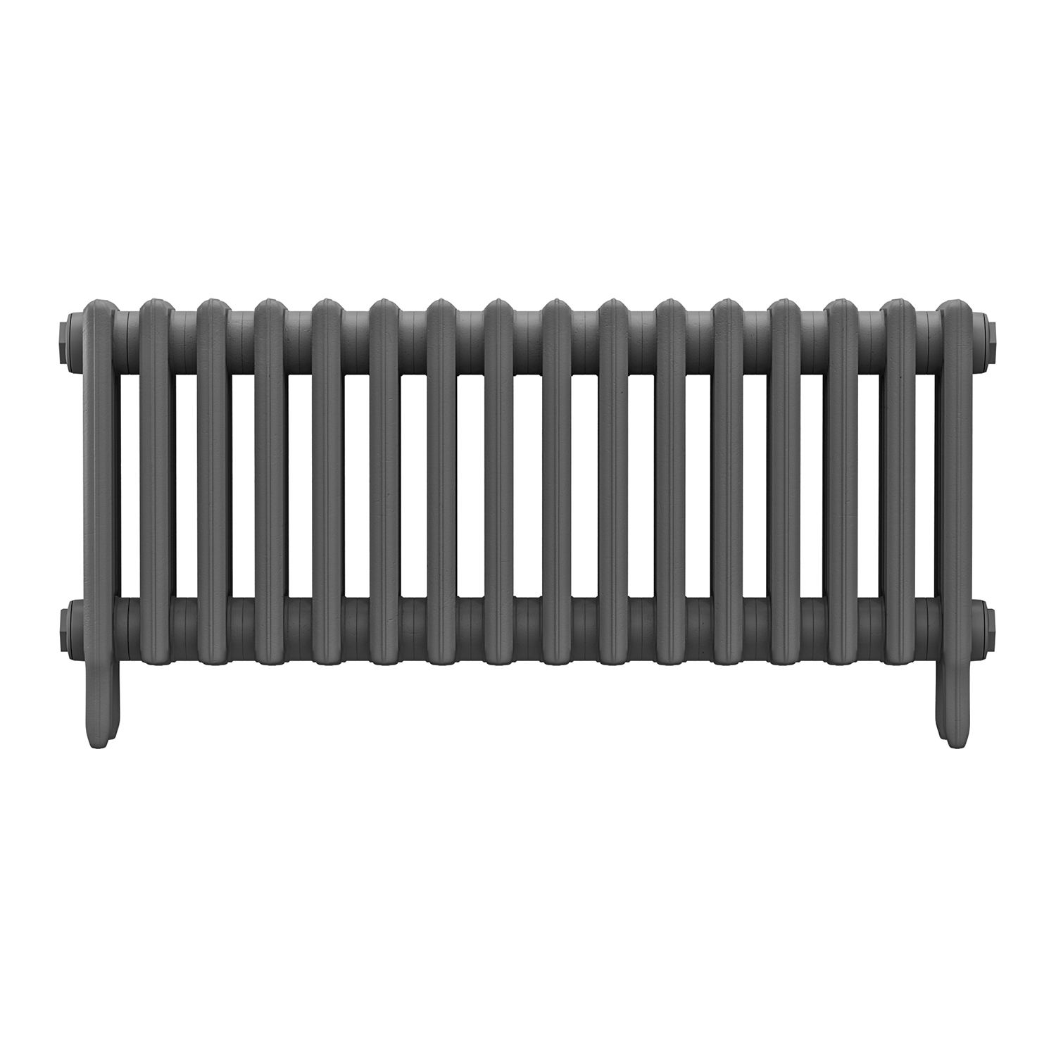 460 x 1010mm Grey Traditional 4 Column Cast Iron Radiator