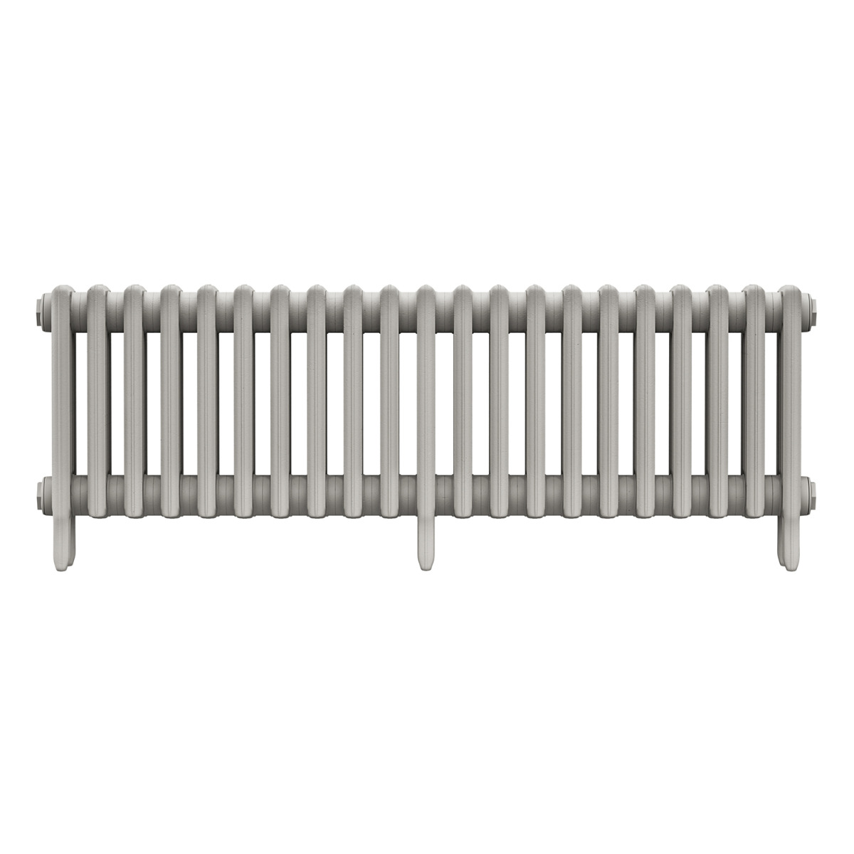 460 x 1310mm White Traditional 4 Column Cast Iron Radiator