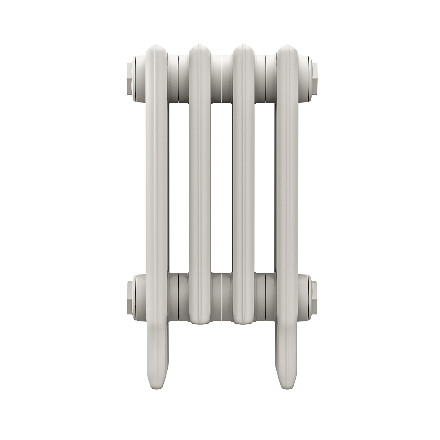 460 x 290mm White Traditional 4 Column Cast Iron Radiator