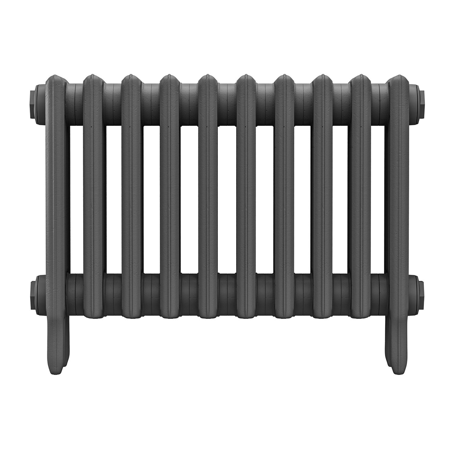 460 x 650mm Grey Traditional 4 Column Cast Iron Radiator