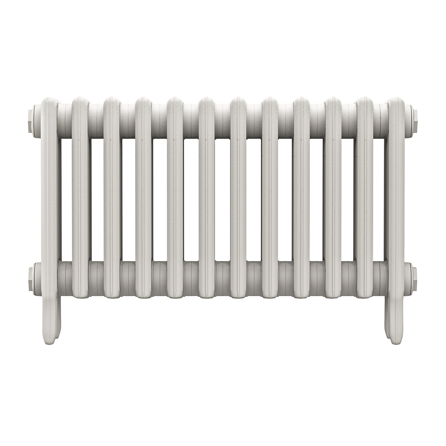 460 x 770mm White Traditional 4 Column Cast Iron Radiator