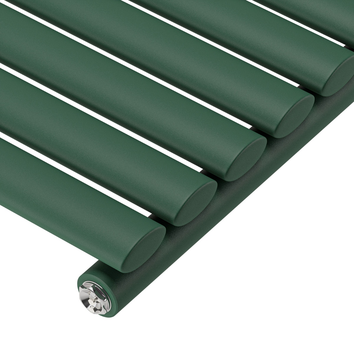 1600 x 236mm 'Accent Collection' Single Oval Tube Vertical Radiator