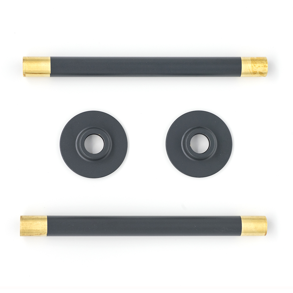 Anthracite Radiator Pipe Sleeving Kit / Pipe Set