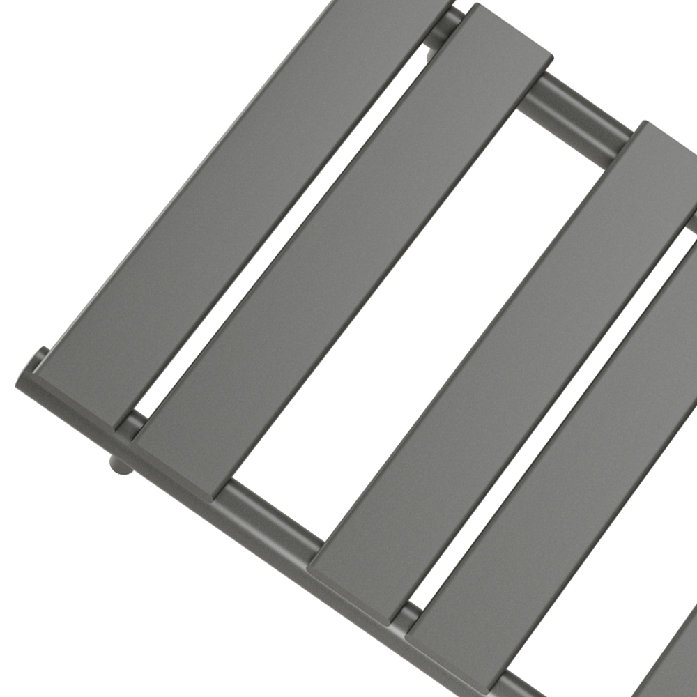 650 x 400mm Anthracite Heated Towel Rail, Bathroom Radiator