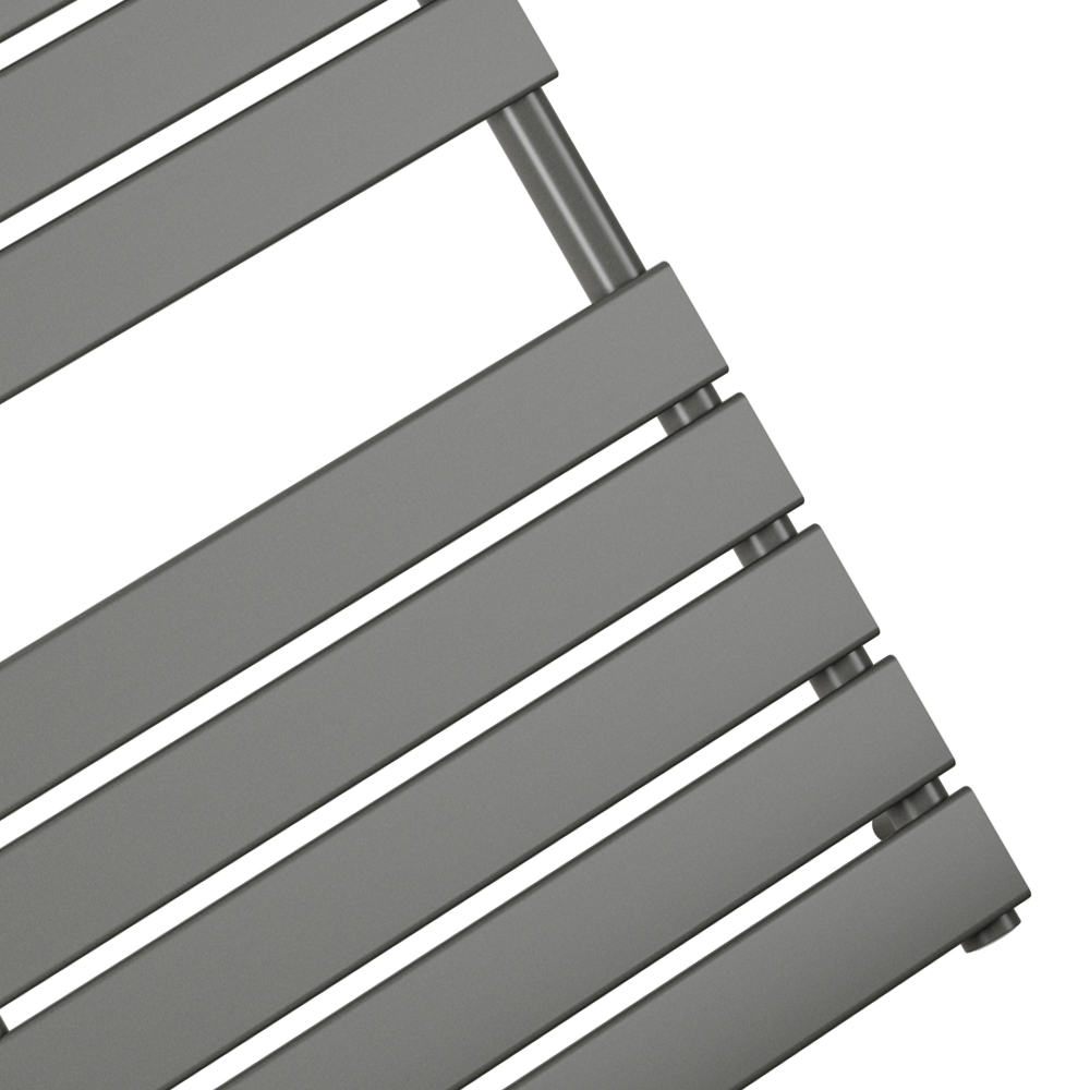 650 x 400mm Anthracite Heated Towel Rail, Bathroom Radiator