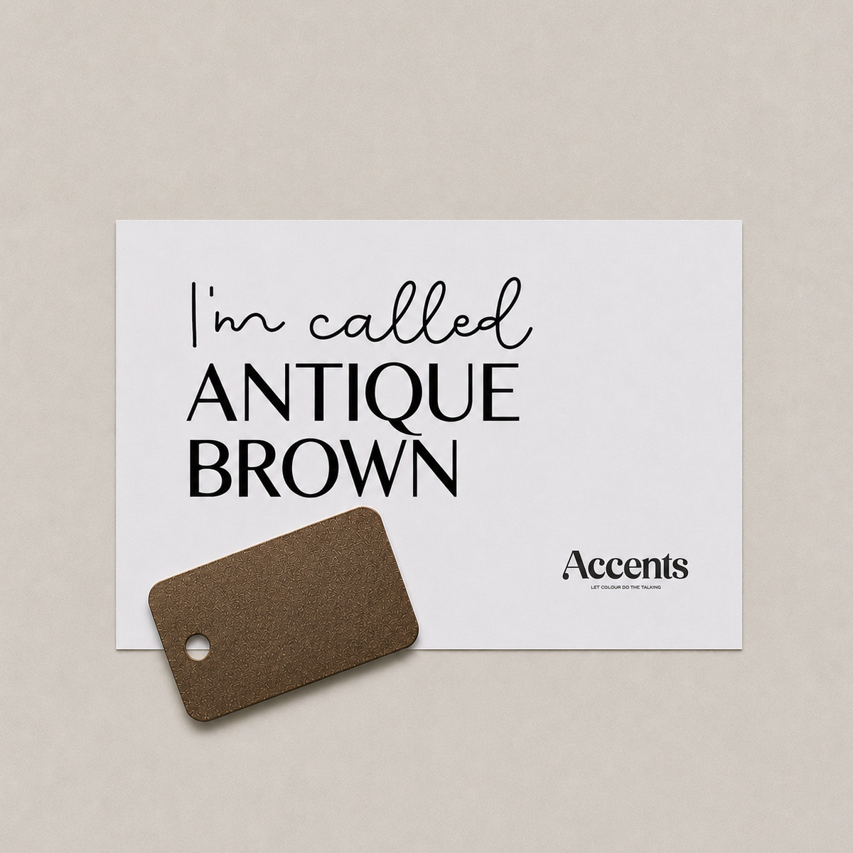 Antique Brown Colour Sample