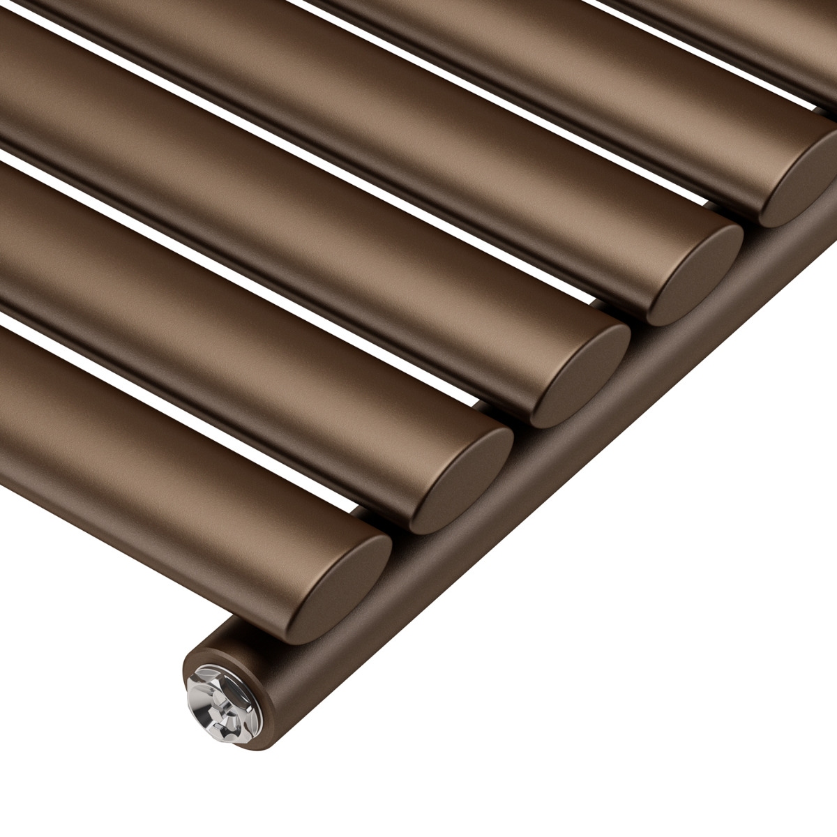 1600 x 236mm 'Accent Collection' Single Oval Tube Vertical Radiator