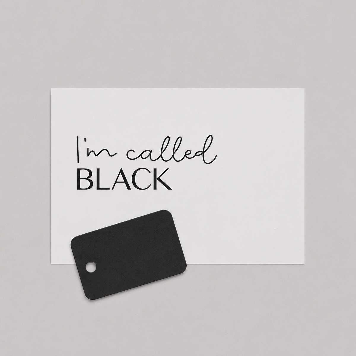 Black Colour Sample