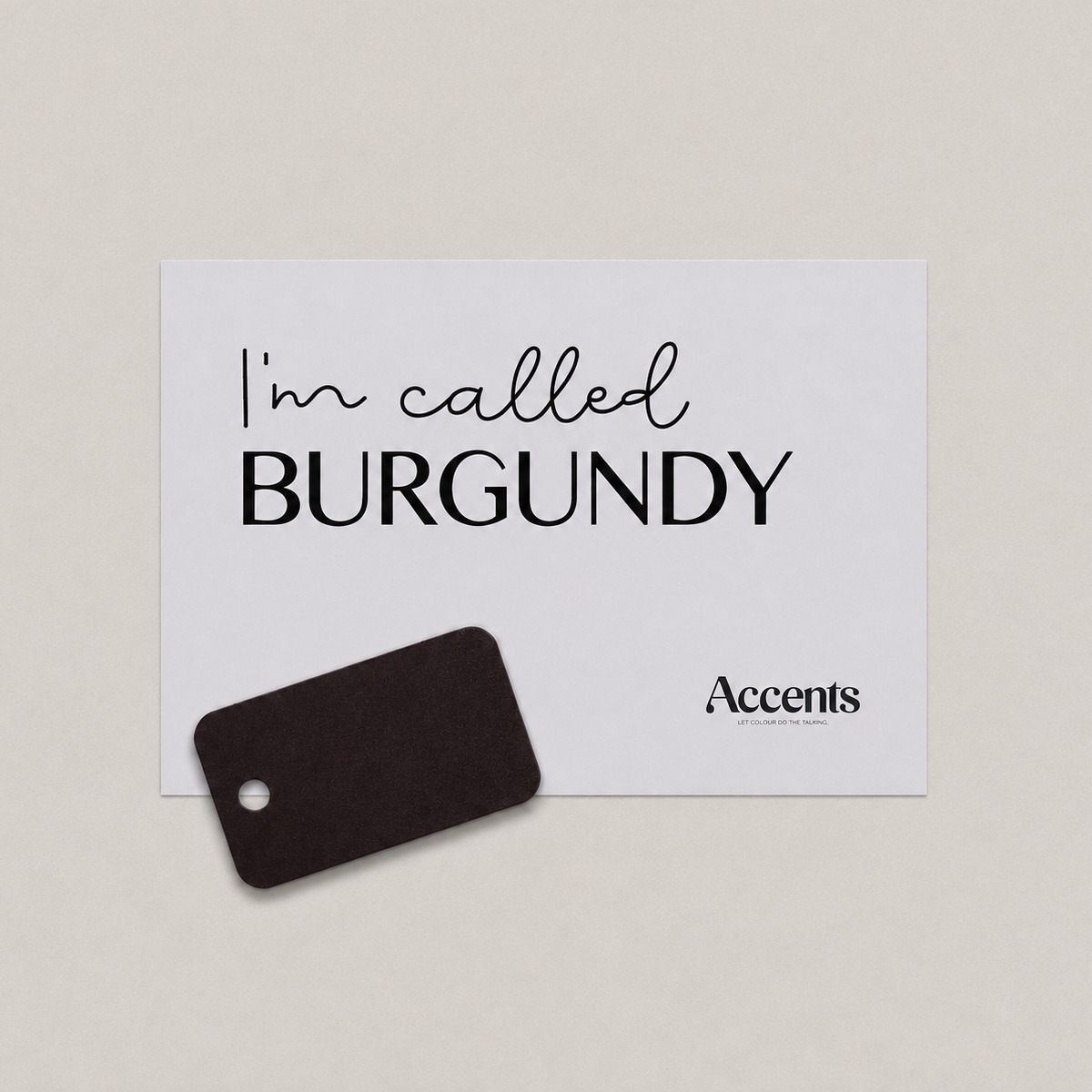 Burgundy Colour Sample