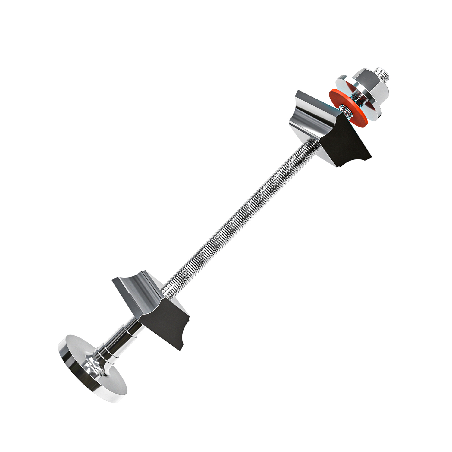 Chrome Cast Iron / Column Radiator Wall Stay Bracket