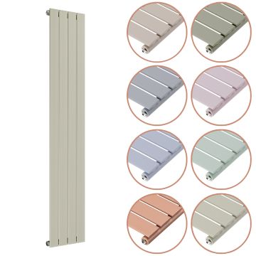 1600 x 280mm 'Pick A Pastel' Single Flat Panel Vertical Radiator