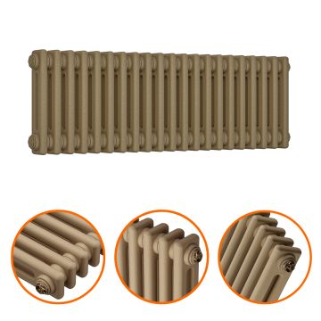 300 x 1013mm Antique Brass Horizontal Traditional 2 Column Radiator