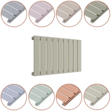 400 x 630mm 'Pick A Pastel' Single Flat Panel Horizontal Radiator