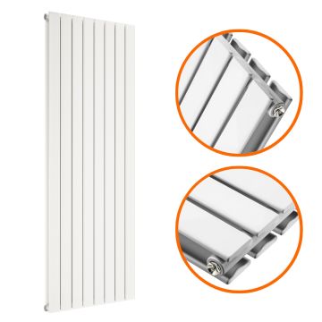 1780 x 560mm White Double Flat Panel Vertical Radiator 