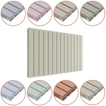 635 x 980mm 'Pick A Pastel' Double Flat Panel Horizontal Radiator