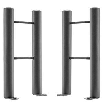 Anthracite Floor-Mounting Feet For Vertical Designer Radiators