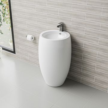 Chamonix Modern Freestanding Pedestal Basin