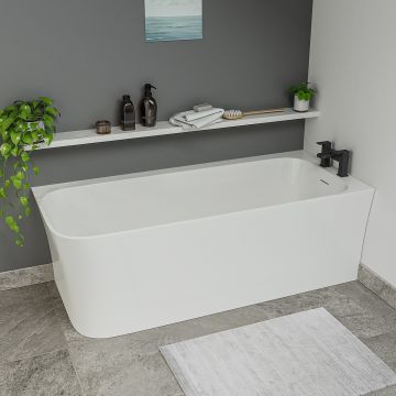 Lesina Freestanding Corner Bath, Right Handed, 1700 (L) x 750 (W)