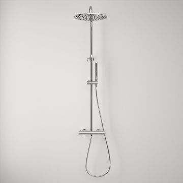 Constance Chrome Thermostatic Shower, Round Head