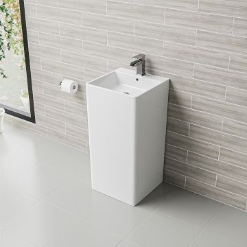 Aosta Modern Freestanding Pedestal Basin