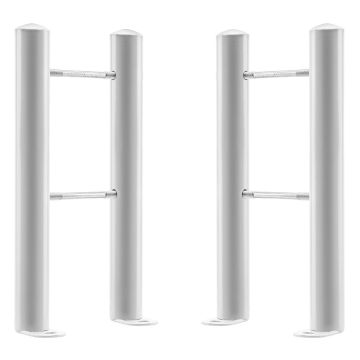 White Floor-Mounting Radiator Feet