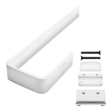 White Towel Holder For Designer Radiators