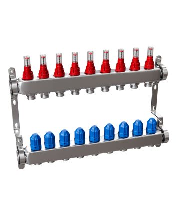Toasty Toes, 10 Port Underfloor / Central Heating Manifold