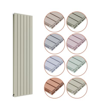 1600 x 420mm 'Pick A Pastel' Double Flat Panel Vertical Radiator