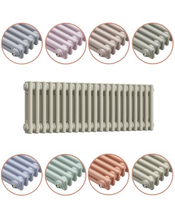 300 x 1013mm 'Pick A Pastel' Horizontal Traditional 2 Column Radiator
