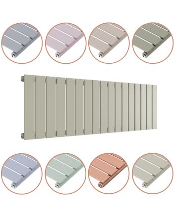400 x 1190mm 'Pick A Pastel' Single Flat Panel Horizontal Radiator