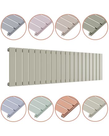 400 x 1400mm 'Pick A Pastel' Single Flat Panel Horizontal Radiator