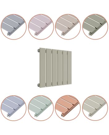 400 x 420mm 'Pick A Pastel' Single Flat Panel Horizontal Radiator