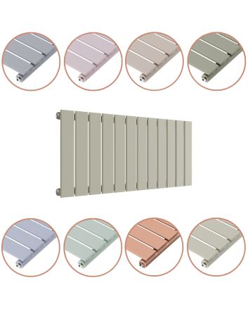 400 x 840mm 'Pick A Pastel' Single Flat Panel Horizontal Radiator