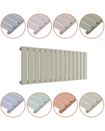 400 x 980mm 'Pick A Pastel' Single Flat Panel Horizontal Radiator