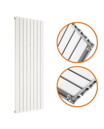 1780 x 560mm White Double Flat Panel Vertical Radiator 