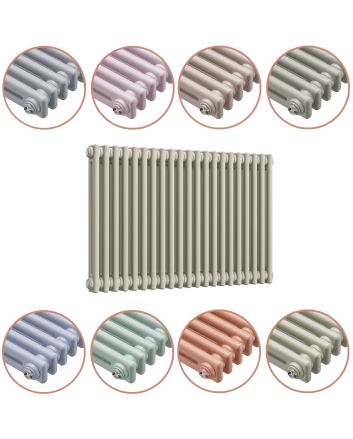 600 x 1013mm 'Pick A Pastel' Horizontal Traditional 2 Column Radiator