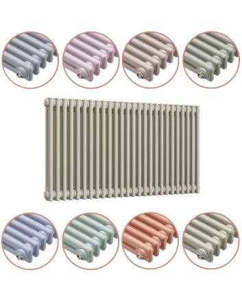 600 x 1193mm 'Pick A Pastel' Horizontal Traditional 2 Column Radiator