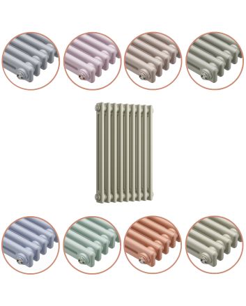 600 x 425mm 'Pick A Pastel' Horizontal Traditional 2 Column Radiator