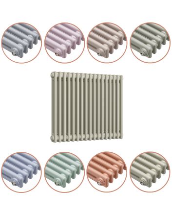 600 x 788mm 'Pick A Pastel' Horizontal Traditional 2 Column Radiator