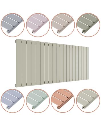 635 x 1400mm 'Pick A Pastel' Single Flat Panel Horizontal Radiator