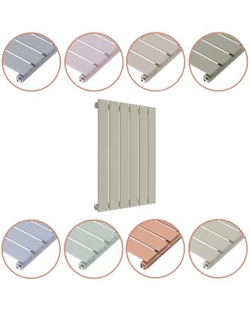 635 x 420mm 'Pick A Pastel' Single Flat Panel Horizontal Radiator