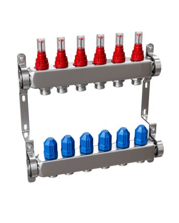Toasty Toes, 6 Port Underfloor / Central Heating Manifold