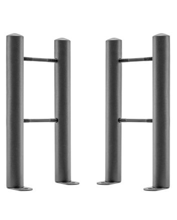 Anthracite Floor-Mounting Radiator Feet