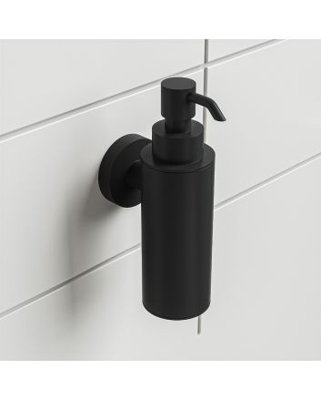Modern Black Wall Mounted Soap Dispenser
