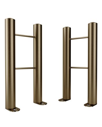 Antique Brass Floor-Mounting Radiator Feet