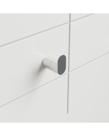 Modern Chrome Towel Holder / Dressing Gown Hook