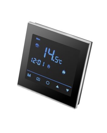 Toasty Toes, Smart WiFi Black Thermostat, Electric