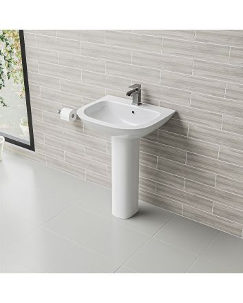 Morzine Modern Pedestal Basin