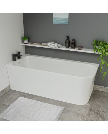 Lesina Freestanding Corner Bath, Left Handed, 1700 (L) x 750 (W)